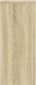 vidaXL Βάσεις Φυτών 2 Τεμ. Sonoma Δρυς 30x30x70 εκ. Επεξεργασμένο Ξύλο