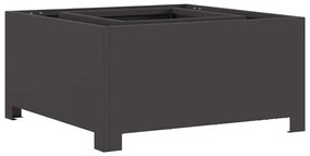 vidaXL Φωτιά Μαύρο 60 x 60 x 30 cm Κρύα έλαση από χάλυβα