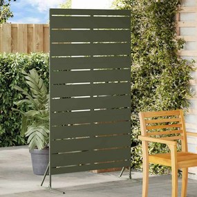 vidaXL Οθόνη Ιδιωτικότητας Ελιά 100 x 50 x 180 εκ. Ατσάλι