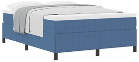 vidaXL Σκελετός Κρεβατιού Μπλε 160 x 200 cm Βελούδο