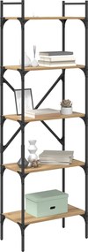 vidaXL Βιβλιοθήκη 5 επιπέδων 56 x 32 x 174 cm Επεξεργασμένο ξύλο