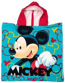 Πόντσο Θαλάσσης Quick Dry Disney Home Mickey 05 50X100 Sky Blue 100% Microfiber - Disney Home