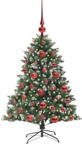 vidaXL Τεχνητό Χριστουγεννιάτικο Δέντρο με 150 LED Πράσινο 120 cm