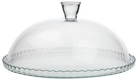 Click Τουρτιέρα Pasabahce Γυάλινη Φ32x11cm Διάφανη 6-60-672-0034