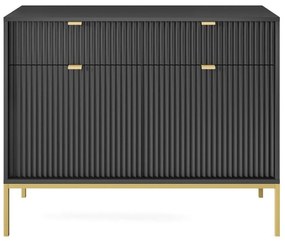 Μπουφές Nova P_Nova_21sc-g 104x39x83cm Anthracite-Gold