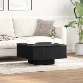 vidaXL Καφέ Τραπέζι Μαύρης Δρυός 60x60x31,5 εκ Φτιαγμένο από Ξύλο