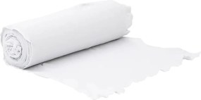 vidaXL Μεμβράνη με Γεωύφασμα Λευκή 1 x 50 μ. Πολυεστερικές Ίνες