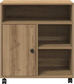 vidaXL Σταντ Εκτυπωτή artisan δρυς 60 x 50 x 67 εκ. Επεξεργασμένο ξύλο