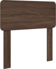 vidaXL Κρεβάτι Αποθήκης Καφέ δρυς 100 x 200 cm Επεξεργασμένο ξύλο