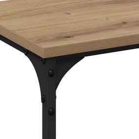 vidaXL Τραπέζι Κονσόλας με ράφι artisan δρυς 200 x 29 x 75 cm