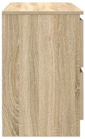 vidaXL Έπιπλο Τηλεόρασης Sonoma Δρυς 80x35x54 εκ. Επεξ. Ξύλο