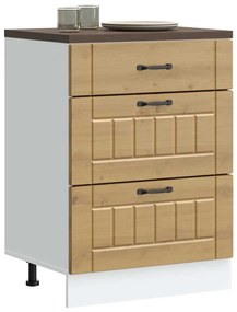 ντουλάπι βάσης κουζίνας Lucca Δρυς τεχνίτης κατασκευασμένο ξύλο