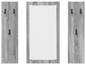 vidaXL Τοίχου Κρεμάστρα Επιτοίχιο Γκρι sonoma 96 x 1.5 x 90 εκ