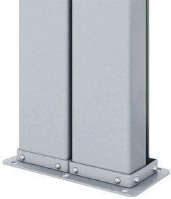 vidaXL Σκίαστρο Πλαϊνό Συρόμενο Κόκκινο 200 x 600 εκ.