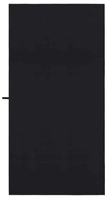vidaXL Αθλητικές Πετσέτες 2 pcs Μαύρο 200 x 100 cm