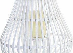 Lanterne DKD Home Decor Λευκό Bamboo Κρυστάλλινο Urban 29 x 29 x 34 cm