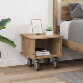vidaXL Βάση TV Artisan Oak 37 x 35 x 35 εκ Επεξεργασμένο ξύλο