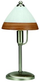 Φωτιστικό Επιτραπέζιο 3432 18x34cm 1xE14 Brown-Nickel Inlight