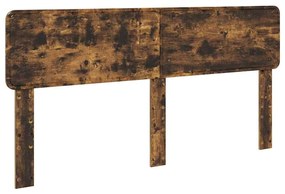 vidaXL Κεφαλάρι Καπνιστό Δρύς 200 cm Επεξεργασμένο ξύλο