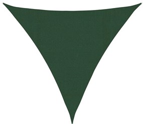 vidaXL Πανί Σκίασης Σκούρο Πράσινο 4,5x4,5x4,5 μ. από HDPE 160 γρ./μ²