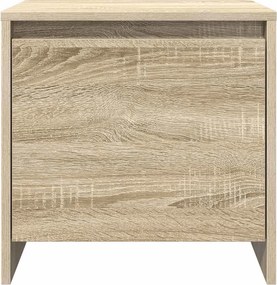 vidaXL Κομοδίνα 2 Τεμ. Sonoma Δρυς 45x34x44,5 εκ. από Επεξ. Ξύλο