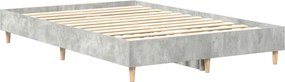 vidaXL Πλαίσιο κρεβατιού χωρίς στρώμα 135x190 εκ. Επεξεργασμένο Ξύλο