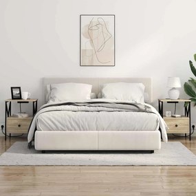 vidaXL Κομοδίνο Sonoma Δρυς 41.5 x 40.5 x 55 εκ. Επεξεργασμένο ξύλο