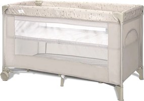 BABY COT CARINA 2 LAYERS BEIGE STARS