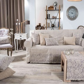 Ριχτάρι Baltimore 11 Grey - Ciel Teoran Armchair 180x150cm Βαμβάκι-Ακρυλικό