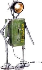 EXTREME INTERIOR DESIGN LAMP ROBOT IRON GREEN E27 MAX.60W 74939