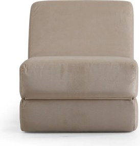 1-Seat Sofa-Bed Origami Convertable - Shiny Cream Shiny Cream