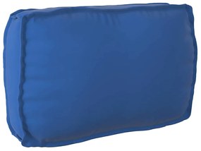 vidaXL Μαξιλάρι παλέτας για πλάτη Μπλε Ρουά 70 x 40 x 12 cm