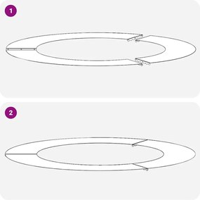 vidaXL κατάλληλο για επίπεδα δαχτυλίδια δέντρου 5 pcs Ανθρακί