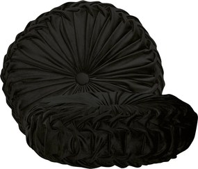 Διακοσμητικό Μαξιλάρι Βελουτέ (Φ40) Das Home Cushions 0252 Black