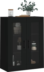 vidaXL Ντουλάπι Τοίχου Μαύρο 69,5 x 34 x 90 εκ.