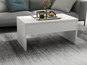 Τραπέζι Σαλονιού Akilli 90x45x52εκ - Χρώμα Λευκό