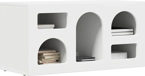 vidaXL Ντουλάπι TV Λευκό 80 x 35 x 40 εκ Επεξεργασμένο ξύλο