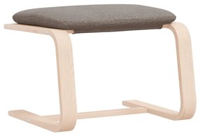 vidaXL Υποπόδιο Taupe 51 x 41 x 40 εκ. Υφασμάτινο