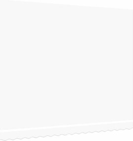 vidaXL Ύφασμα αντικατάστασης τέντας Λευκό 380 x 345 εκ. Πολυεστέρας