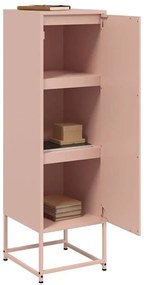 vidaXL Μπουφές Ροζ 36x39x123 εκ. από Ατσάλι