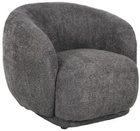ΠΟΛΥΘΡΟΝΑ KARPEN HM9600.01 ΓΚΡΙ ΜΠΟΥΚΛΕ ΥΦΑΣΜΑ  93x87x78Υ εκ.