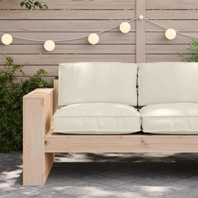 vidaXL Μαξιλάρι Ύφασμα Όξφορντ Κρεμ 80 x 80 x 12 cm