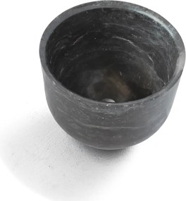 Fossil Bucket Marble MR42 Grey Ø42 - Επιτραπεζιος Μαρμαρινος Νιπτηρας