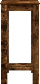 vidaXL Τραπέζι Μπαρ Καπνιστή Δρυς 51x50x103,5 εκ. Επεξ. Ξύλο