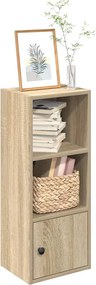 vidaXL Βιβλιοθήκη Sonoma Δρυς 31x24x77 εκ. από Επεξεργασμένο Ξύλο