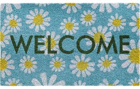 Πατάκι Εισόδου Ruco Print Welcome Daisies 641 45x75cm Beige-Multi Sdim 45X75