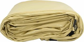 vidaXL Τέντα 650g / m² Μπεζ 4 x 8 m Καμβάς με επικάλυψη PVC