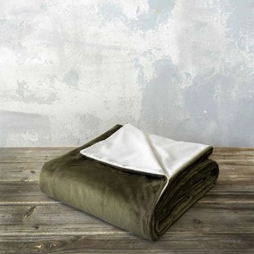 Παπλωματοθήκη Βελουτέ Μονή (160x240) 2 Όψεων Nima Bed Linen Nuan Καφέ