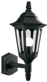 Απλίκα Φωτιστικό Τοίχου E27 60W IP44 Μαύρο Parish Mini PRM1-BLACK Elstead Lighting PRM1-BLACK Μαύρο