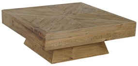 Τραπεζάκι Καφέ Home ESPRIT Καφέ ξύλο πεύκου 100 x 100 x 36 cm